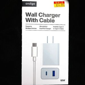Wall Charger with Cable
